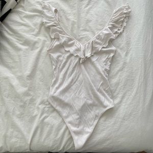wilfred danette body suit in white (size m)